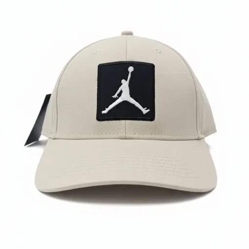 Jordan Light Brown Cap – White Logo